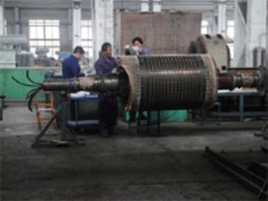電機(jī)殼裂痕、軸磨損修復(fù)